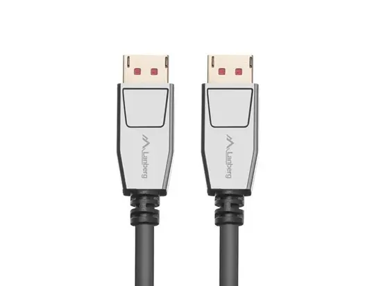 Кабел Lanberg display port cable MM 20pin V1.4 8K 60Hz 1m, black