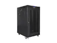 Комуникационен шкаф Lanberg rack cabinet 19' free-standing 22U800x1000 (flat pack) with mesh door lcd black v2
