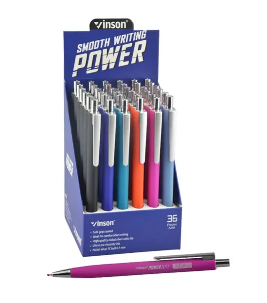 Химикалка автоматична Vinson N70 син