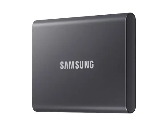 Твърд диск Samsung Portable SSD T7 2TB, Titanium