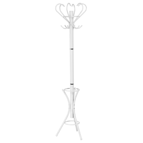 Закачалка за дрехи - бял цвят