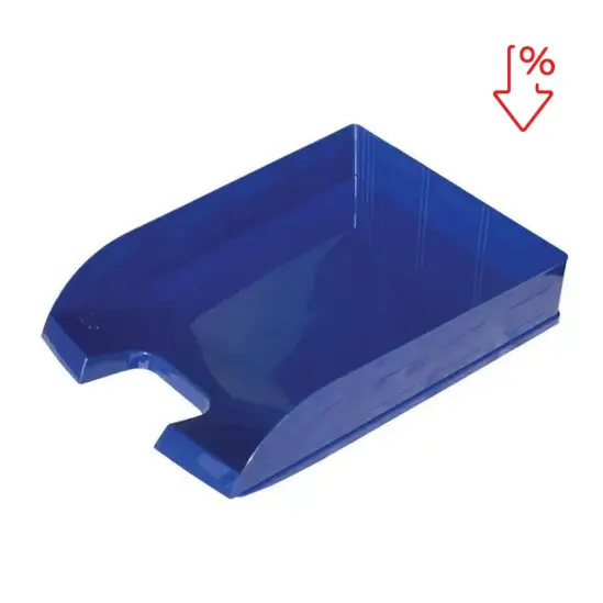 Хоризонтална поставка синя с пиктограма