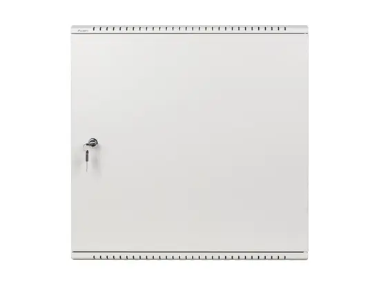 Комуникационен шкаф Lanberg rack cabinet 19' wall-mount 6U+3u540x200 low-profile grey (assembled)
