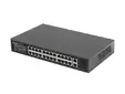 Комутатор Lanberg Switch 24 x 100MB POE+2 x Combo Rack 19' Gigabit Ethernet, 250W
