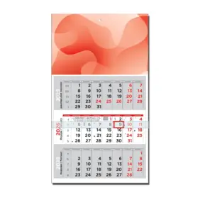 Работен календар Финес 1 - червен