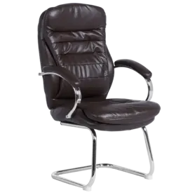 Посетителски стол ЛАЗАРИНА- цвят какао