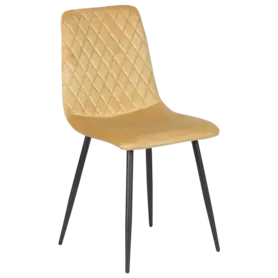 Трапезен стол МАНОЕЛ- златист, дамаска