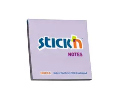 Самозалепващи листчета 75х75мм лилав пастел