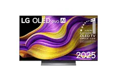 Телевизор LG OLED48G53LS, 48" UHD OLED evo, 4K (3840 x 2160), DVB-C/T2/S2, Full Cinema Screnn, Alpha 11 AI 4K, 120Hz Native (VRR 144Hz), ThinQ AI, HDR10, VRR, NVIDIA G-SYNC, AMD FreeSync, Dolby Vision, Dolby Atmos, Wi-Fi 6, Bluetooth, HDMI, USB, Airplay 2