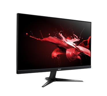 Монитор Acer Nitro QG241YX1bmiipx, 23.8'' FHD (1920x1080) IPS, ZeroFrame, 200Hz, 0.5ms (GTG Min.), HDR10, FreeSync Premium, HDMI,Speakers, DP, Tilt, Audio Out, VisionCare, Energy Class E, Black, 2Y