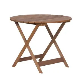 Сгъваема градинска маса ЛЮСИ- с кръгъл плот