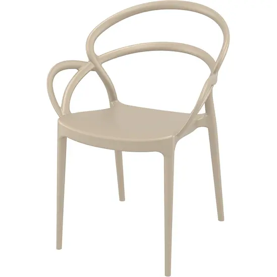 Градински стол МИЛАНО- бежов цвят