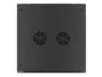 Комуникационен шкаф Lanberg rack cabinet 19' wall-mount 12U600x600 for self-assembly with metal door black (flat pack)