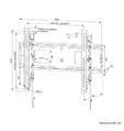 Стойка Neomounts Level-750 Heavy duty wall mount 42-86", max 125kg, tilt, lockable