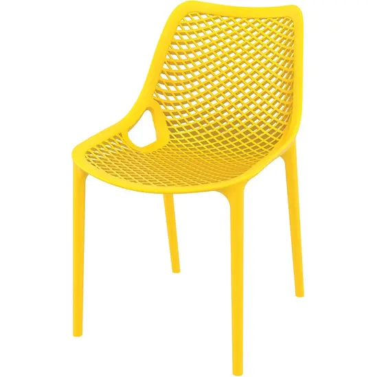 Градински стол ЕВЕЛИНА -жълт цвят