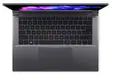 Лаптоп Acer Swift X 14, SFX14-71G-75L8, Intel Core i7-13700H(3.70GHz up to 5.00GHz, 24MB),14.5" 2.8K OLED (2880x1800) 120Hz, 16GB DDR5, 1024 GB NVMe SSD,RTX 4050 6GB GDDR6,  FHD Cam,WiFi 6E, BT 5.1, Micro SD card,Backlit Kbd, Win 11 Home , Steel Gray