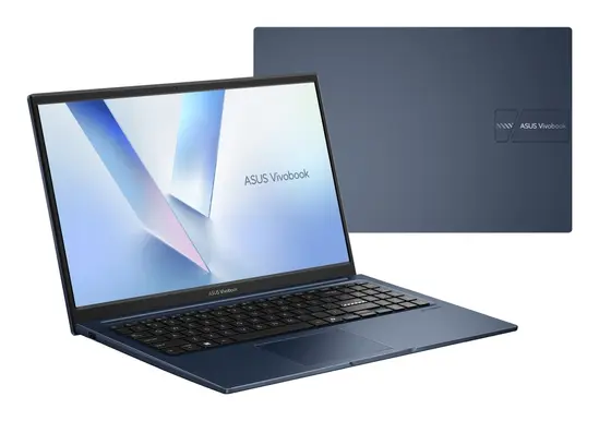 Лаптоп Asus Vivobook X1504MA-BQ773NA,Intel 5 315 1.5 GHz (6MB Cache, up to 4.4 GHz, 6 cores, 6 Threads) up to 15TOPS, 15.6" FHD,(1920x1080),16GB DDR5, SSD 512 GB, No OS, Quiet Blue,US, no adapter