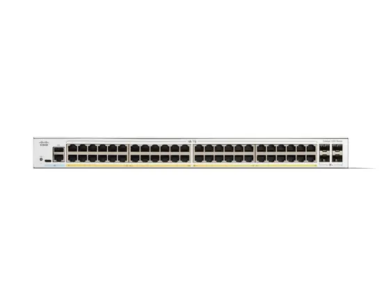 Комутатор Cisco Catalyst 1200 48-port GE, PoE, 4x1G SFP