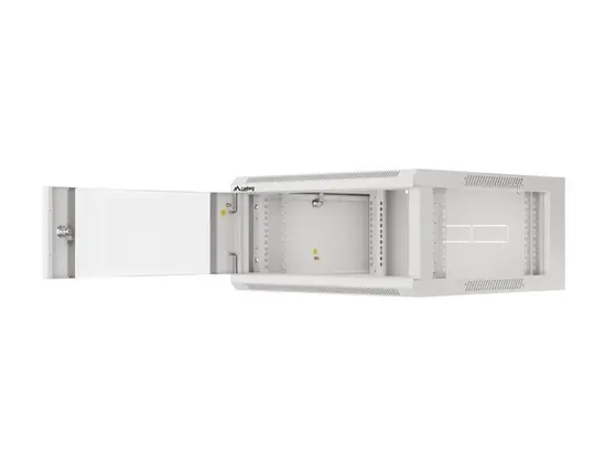 Комуникационен шкаф Lanberg rack cabinet 19' wall-mounted 4U 600 fast assembly (flat pack) grey