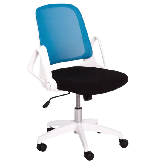 Работен стол ДИЛЯН-снимка отпред, подвижни подлакътници