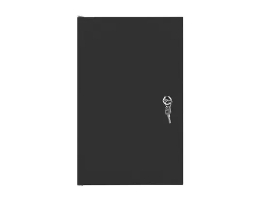 Комуникационен шкаф Lanberg rack cabinet 10' wall-mount 9U  280x310 self-assembly flat pack with metal door, black