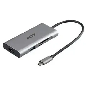 Докинг станция Acer 7in1 Type C dongle: 1 x HDMI, 3 x USB3.2, 1 x SDTF, 1 x PD, Up to 5Gbps Data transmission speed