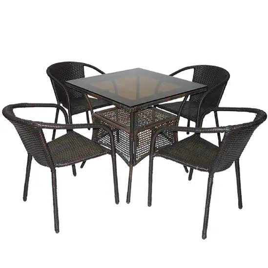 Ратанов комплект ВЕСЕЛА 451- кафяв ратан