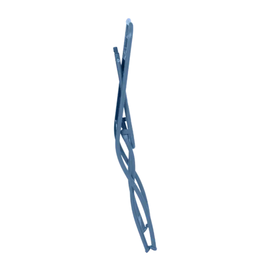 Градински сгъваем стол ЙОЛИ- сгънат, син