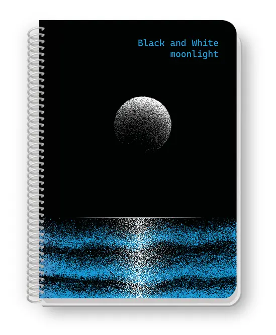 Тетрадка спирала А4 Moon light 80 л