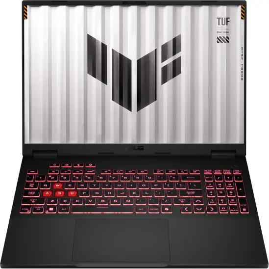 Лаптоп Asus TUF A16 FA608UHI-TU126,AMD Ryzen 7 260 ,3.8GHz (24MB Cache, up to 5.1 GHz, 8 cores, )16.0 WUXGA 1920X1200 16:10 Bend+300nits, AG,144Hz,16GB DDR5 5600 so-dim ,512 GB PCIe 4.0,RTX5050 8GB GDDR7, Wi-Fi 6e,Backlit Kbd, no OS, Jaeger Gray