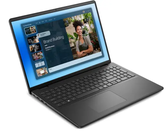 Лаптоп Dell 16 DC16250, Intel Core 5 120U (10 cores, up to 5.0 GHz), 16.0' FHD+(1920x1200) AG, 300nits, 16GB, 2x8GB, DDR5, 5200 MTs, 1TB M.2 PCIe, Intel Graphics, Cam, FPR, Wi-Fi 6, Backlit Kb, Win 11 Pro, Carbon Black, 3Y PS