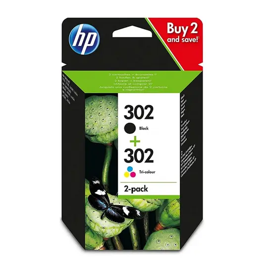 Консуматив HP 302 2-pack BlackTri-color Original Ink Cartridges