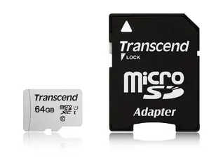Памет Transcend 64GB microSD UHS-I U1 (with adapter)