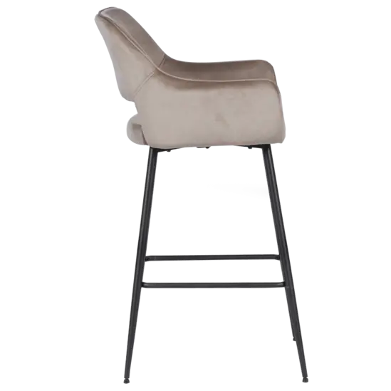 Бар стол СИМЕОНА- висок стол с подлакътници