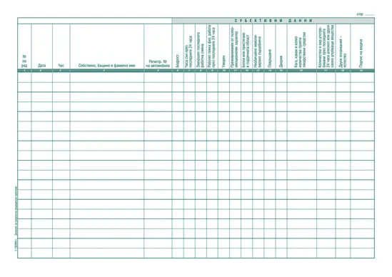 Дневник за предпътни медицински прегледи