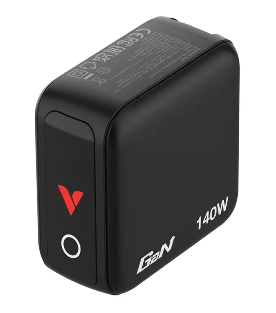 Зарядно устройство Verbatim Mini GaN Charger 140W with Display
