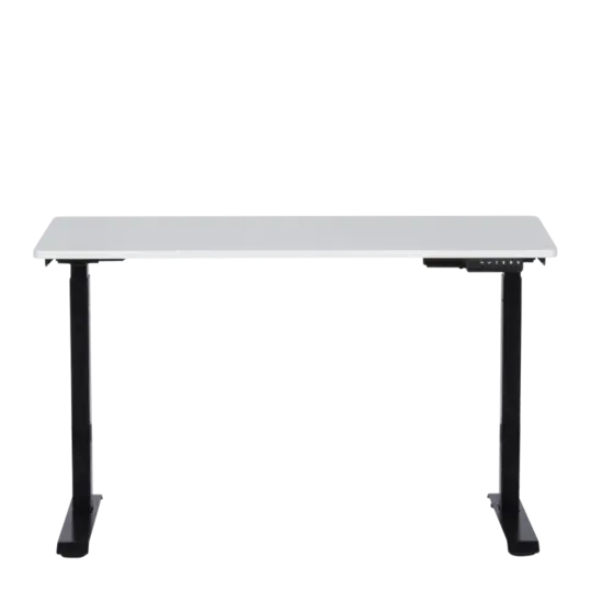 Бюро регулируемо КУКУШ B7- ергономично с бял плот