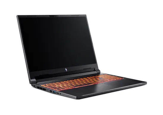 Лаптоп Acer Nitro V16, ANV16-61-R5GE, AMD Ryzen  R7 350 with AI (Up to 5.0GHz, 16MB), 16' WUXGA (1920x1200)IPS, 165Hz, 16GB DDR5 ( 1 slot free), 1024GB NVMe SSD, M.2 (slot free), RTX 4050 6GB GDDR6, MicroSD, FHD Cam&Mic.,WIFI6E+BT, Backlit kbd, No OS, Bla