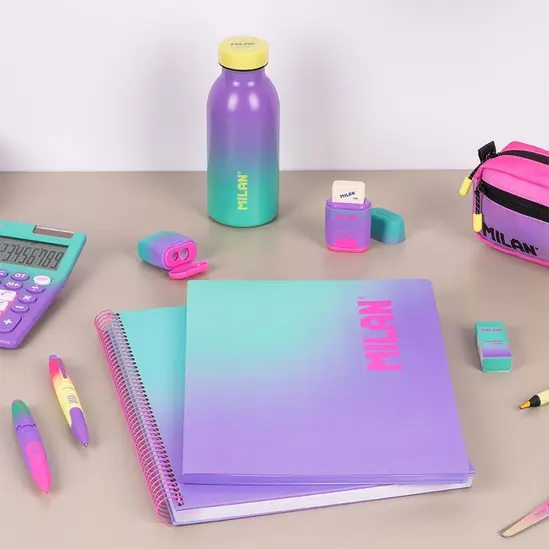 Тетрадка спирала А4 Sunset Milan 80 л 3 броя