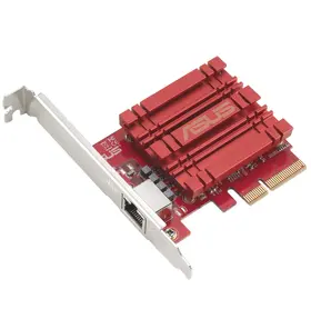 Адаптер Asus PCIe Adapter, XG-C100C V3, 10GBase-T PCIe Ethernet Fiber Network Adapter, backward compatible with 52.51 Gbps and 100Mbps; RJ45 port and built-in QoS