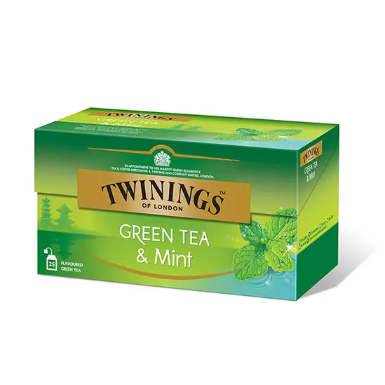 Чай Twinings зелен с мента