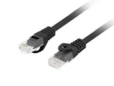 Кабел Lanberg patchcord CAT.6 utp lszh cu 2m black fluke passed