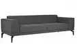 Триместен диван САМУИЛ SOLO 03 -сив, снимка отпред, дамаска