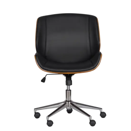 Работен стол КАТРИН- сниман отзад, еко кожа