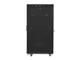 Комуникационен шкаф Lanberg rack cabinet 19' free-standing 27U800x1000 (flat pack) with glass door lcd black v2