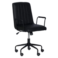 Работен стол ПЛАМЕН- сниман отстрани, еко кожа