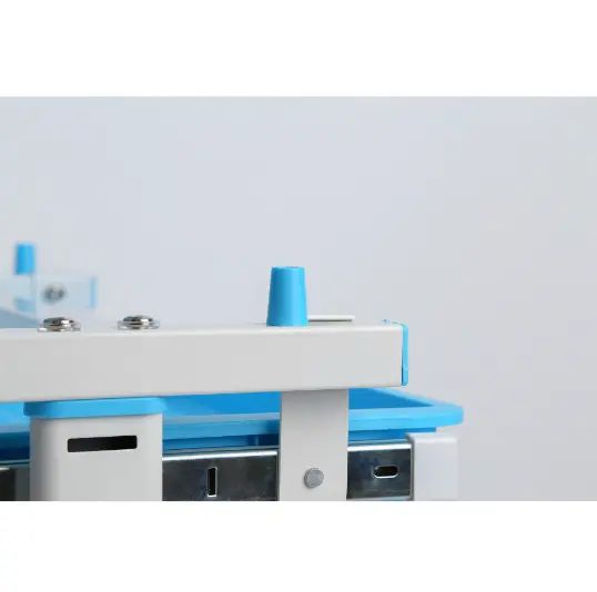 Комплект ученически чин и стол 201 син