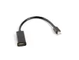 Адаптер Lanberg adapter display port mini (m) - HDMI (f), 20cm cable, black