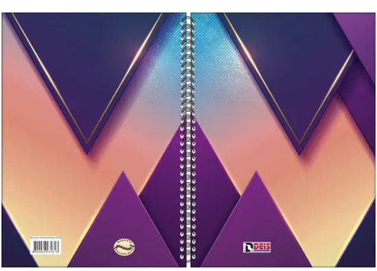 Тетрадка спирала А4 Dies 100 л 2 теми тв корици