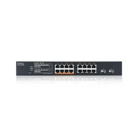 Комутатор ZyXEL XMG1915-18EP, 16-port 2.5GbE, 2 SFP+, 8 x PoE++ 180W  Smart Switch, hybird mode, standalone or NebulaFlex Cloud